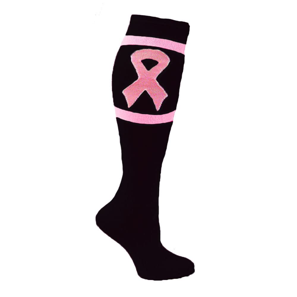 Pink Ribbon Socks