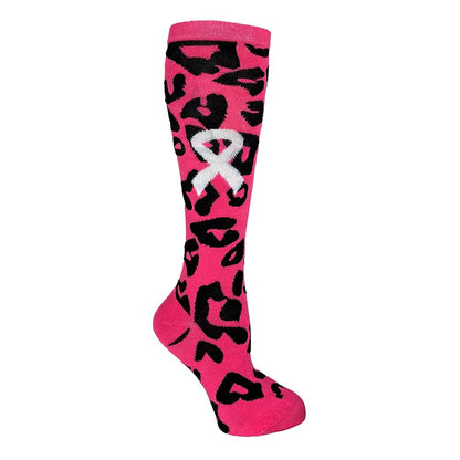 Pink Ribbon Socks