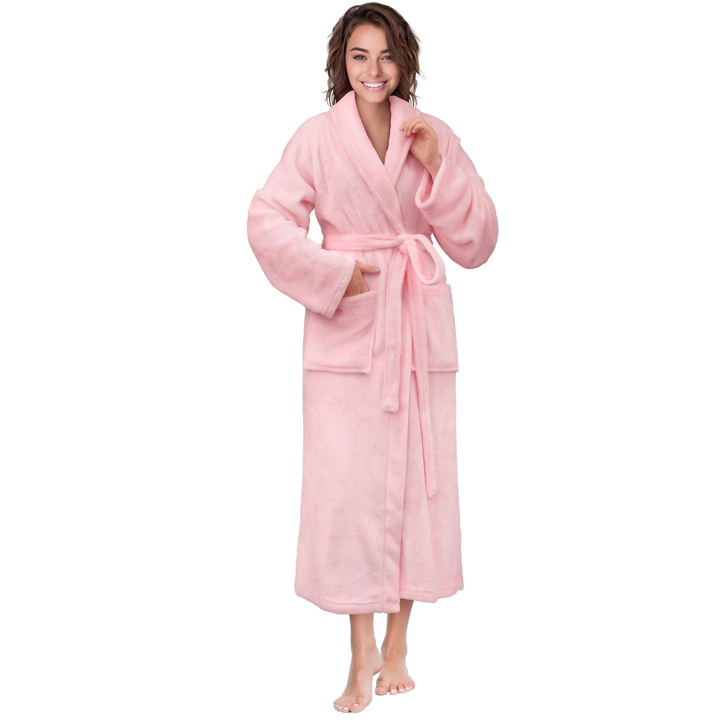 Plush Pink Robe