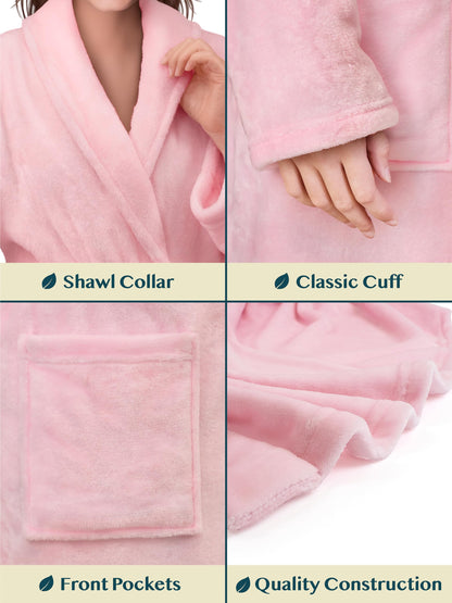 Plush Pink Robe